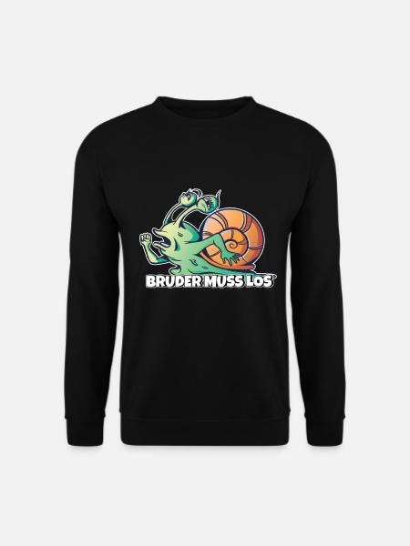 Bruder muss los - Unisex Pullover - Schwarz