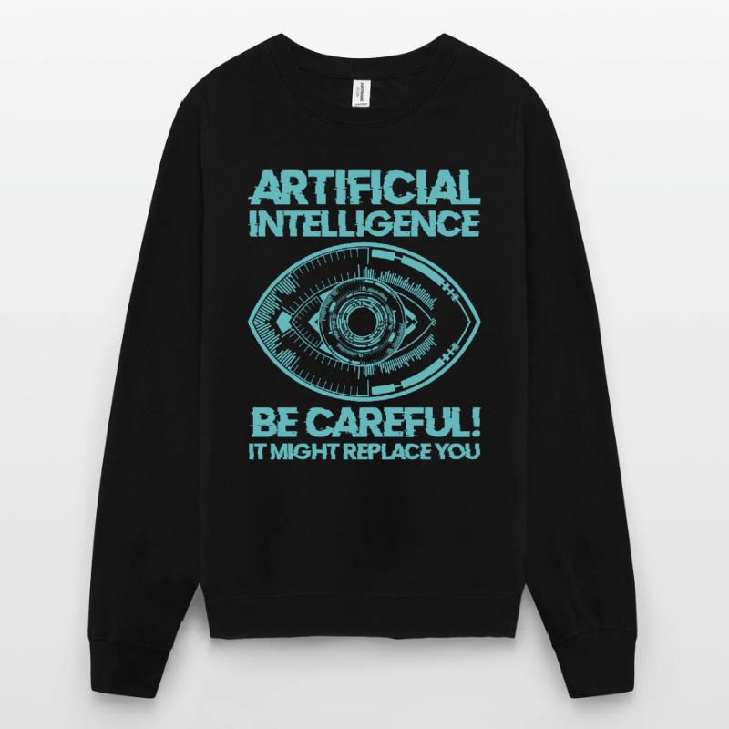 AI Machine Learning Computer Geek Technology Robot Unisex Sweatshirt