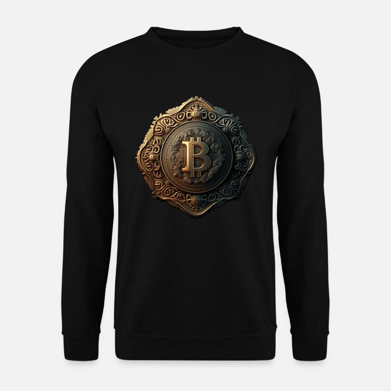 Bitcoin Design für BTC Fans - Unisex Pullover - Schwarz