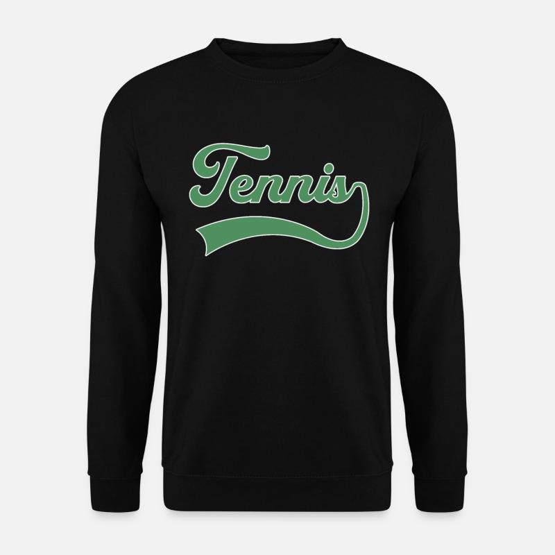 Tennis lettering - Unisex Sweatshirt - black