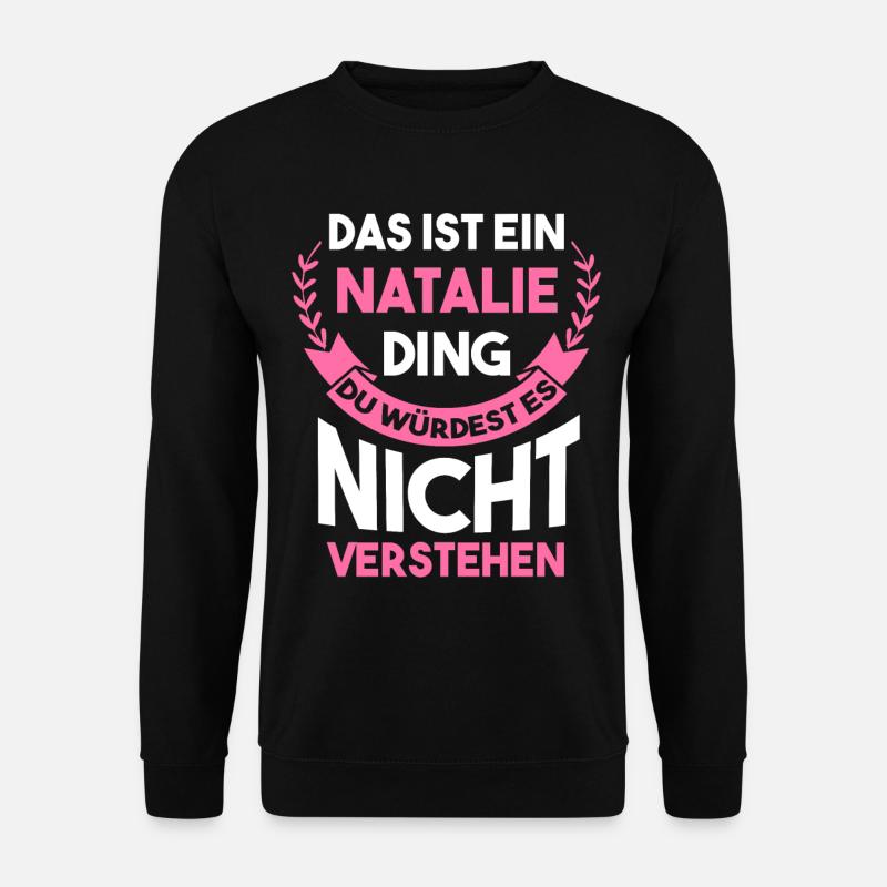 Natalie - Unisex Pullover - Schwarz