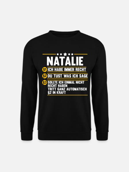 Natalie - Unisex Pullover - Schwarz