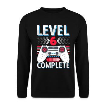 6e année terminée Realschule Gymnasium Gamer - Sweat-shirt Unisexe - noir - Devant - Alina (178cm) & Michal (187cm)