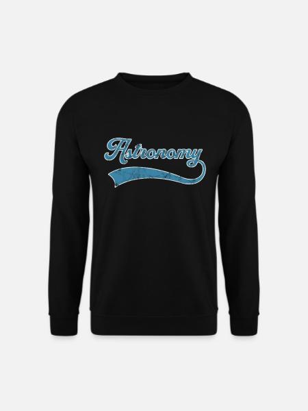 Astronomy lettering - Unisex Sweatshirt - black
