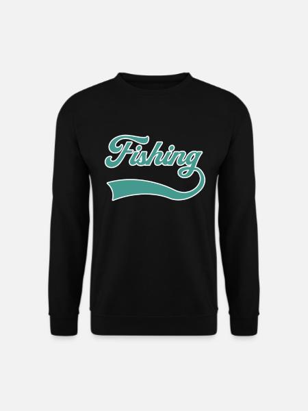 Lettrage de pêche - Sweat-shirt Unisexe - noir
