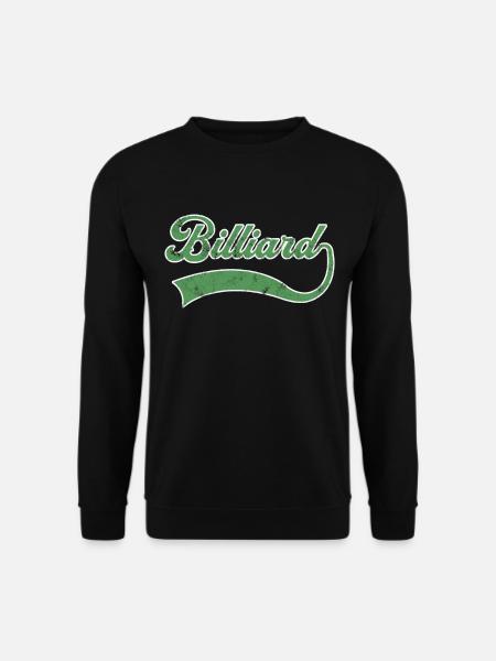 Billiard Schriftzug - Unisex Pullover - Schwarz
