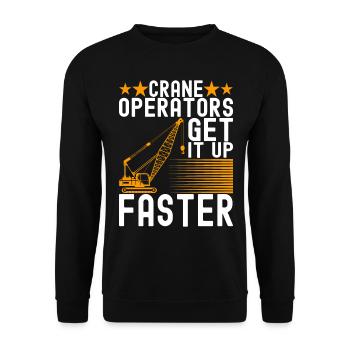 Grutier Grutier - Sweat-shirt Unisexe - noir - Devant - Alina (178cm) & Michal (187cm)