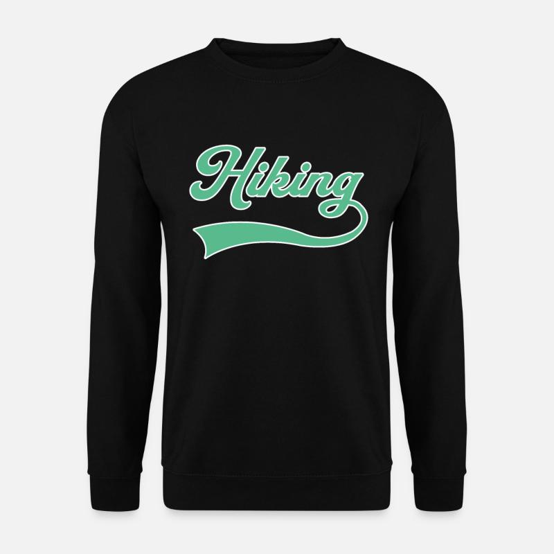 Hiking lettering - Unisex Sweatshirt - black