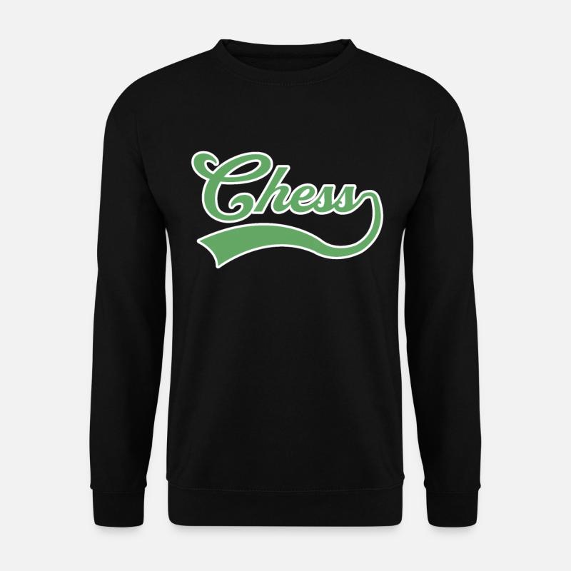 Lettrage d’échecs - Sweat-shirt Unisexe - noir