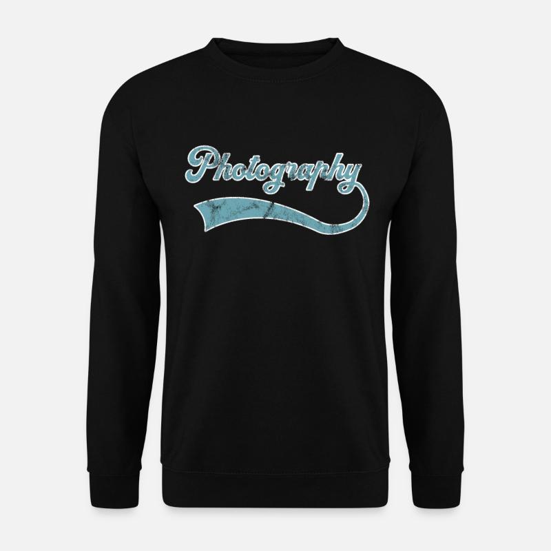 Fotografie Schriftzug - Unisex Pullover - Schwarz