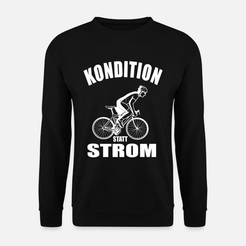 Kondition Statt Strom - Unisex Pullover - Schwarz