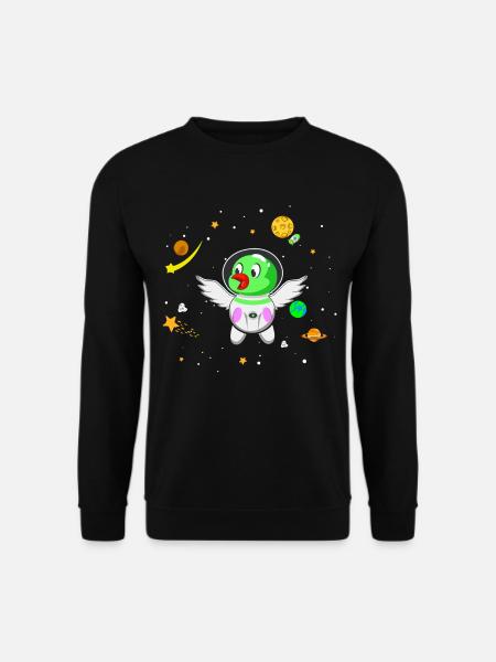 Future astronaut Vogel - Unisex Sweatshirt - black