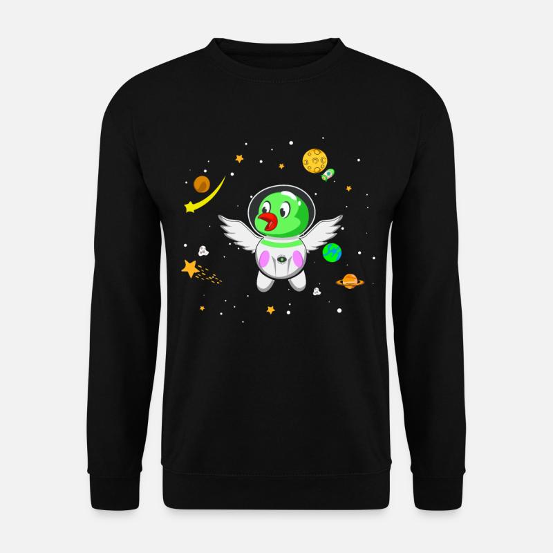 Future astronaut Vogel - Unisex Sweatshirt - black