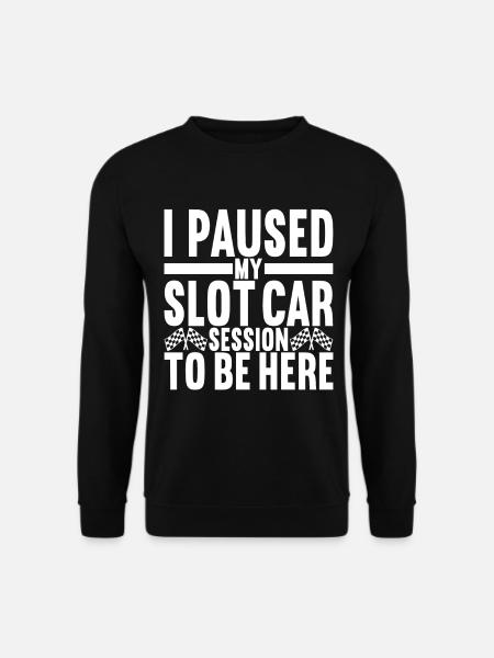Slotcar Slotracing - Unisex Sweatshirt - black