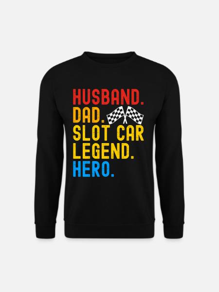 Slotcar Slotracing - Unisex Pullover - Schwarz