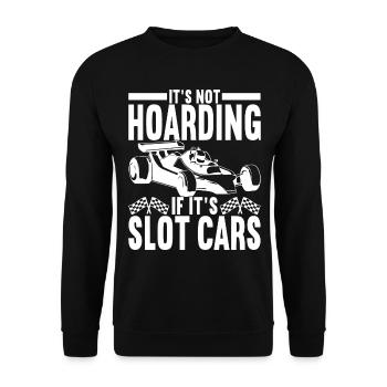 Slotcar Slotracing - Unisex Pullover - Schwarz - Vorne - Alina (178cm) & Michal (187cm)
