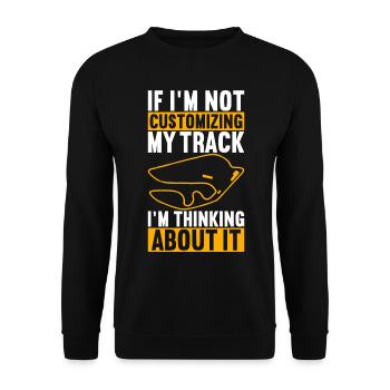 Slotcar Slotracing - Unisex Pullover - Schwarz - Vorne - Alina (178cm) & Michal (187cm)