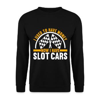 Slotcar Slotracing - Unisex Pullover - Schwarz - Vorne - Alina (178cm) & Michal (187cm)