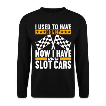 Slotcar Slotracing - Unisex Pullover - Schwarz - Vorne - Alina (178cm) & Michal (187cm)