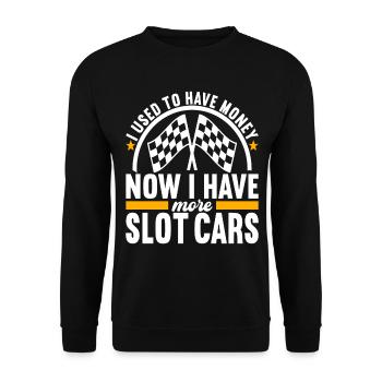 Slotcar Slotracing - Unisex Pullover - Schwarz - Vorne - Alina (178cm) & Michal (187cm)