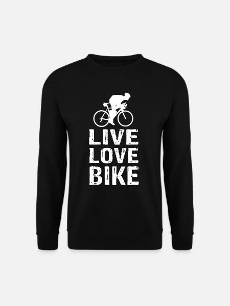 Live Love Bike - Unisex Sweatshirt - black