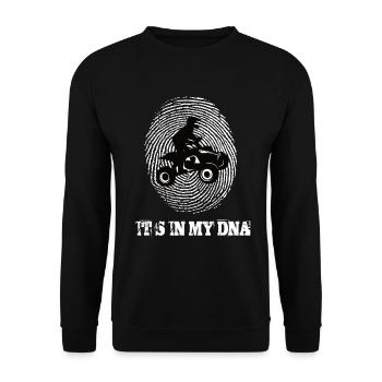 Quad c’est dans mon ADN - Sweat-shirt Unisexe - noir - Devant - Alina (178cm) & Michal (187cm)