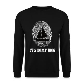 Naviguer dans mon ADN - Sweat-shirt Unisexe - noir - Devant - Alina (178cm) & Michal (187cm)