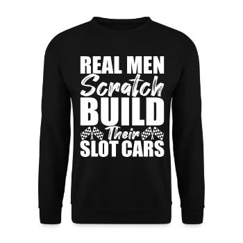 Slotcar Slotracing - Unisex Pullover - Schwarz - Vorne - Alina (178cm) & Michal (187cm)
