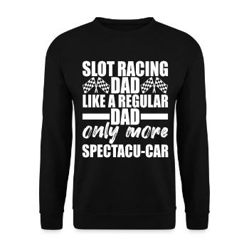 Slotcar Slotracing - Unisex Pullover - Schwarz - Vorne - Alina (178cm) & Michal (187cm)