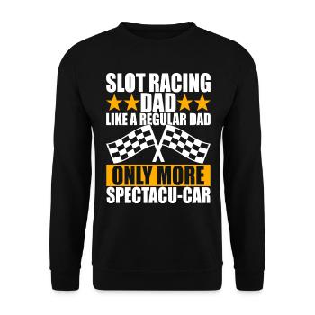 Slotcar Slotracing - Unisex Pullover - Schwarz - Vorne - Alina (178cm) & Michal (187cm)