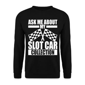 Slotcar Slotracing - Unisex Pullover - Schwarz - Vorne - Alina (178cm) & Michal (187cm)