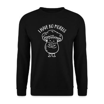 Cueilleur de champignons Chasseurs de champignons Amateurs de champignons Champignons Ferme de champignons - Sweat-shirt Unisexe - noir - Devant - Alina (178cm) & Michal (187cm)