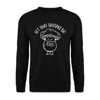 Cueilleur de champignons Chasseurs de champignons Amateurs de champignons Champignons Ferme de champignons - Sweat-shirt Unisexe - noir - Devant - Alina (178cm) & Michal (187cm)