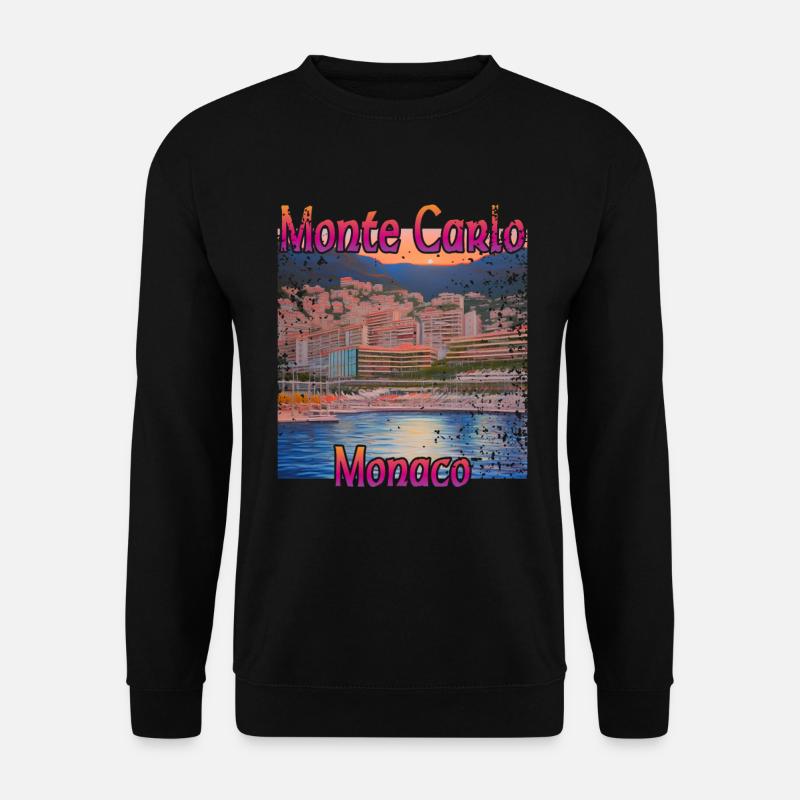 Monte Carlo Sunset - Unisex Sweatshirt - black