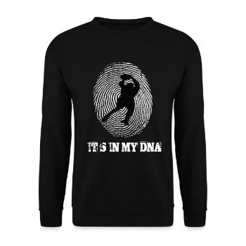 Le basketball est dans mon ADN - Sweat-shirt Unisexe - noir - Devant - Alina (178cm) & Michal (187cm)