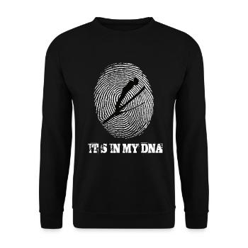 Ski Jumping Its In My Dna - Unisex Sweatshirt - black - Front - Alina (178cm) & Michal (187cm)