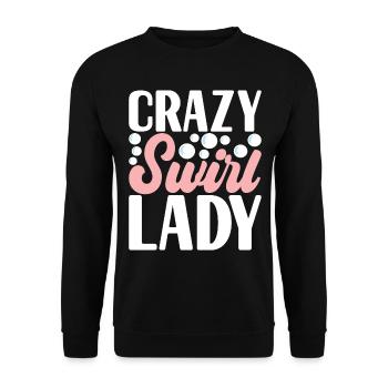 Savonnier fabrication de savon - Sweat-shirt Unisexe - noir - Devant - Alina (178cm) & Michal (187cm)
