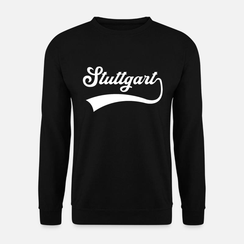 Lettrage de Stuttgart - Sweat-shirt Unisexe - noir