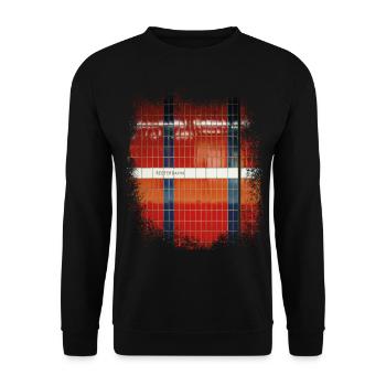 Hamburg Reeperbahn Ubahn Station Kult Souvenir - Unisex Pullover - Schwarz - Vorne - Alina (178cm) & Michal (187cm)