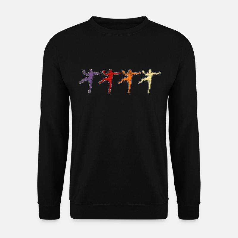 Handball Retro - Unisex Pullover - Schwarz
