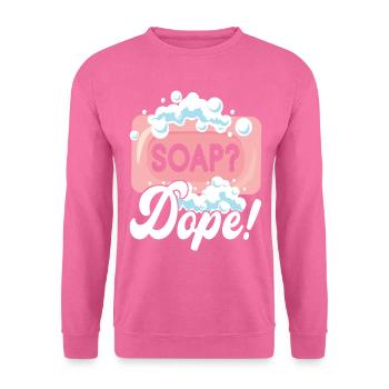 Savonnier fabrication de savon - Sweat-shirt Unisexe - rose - Devant