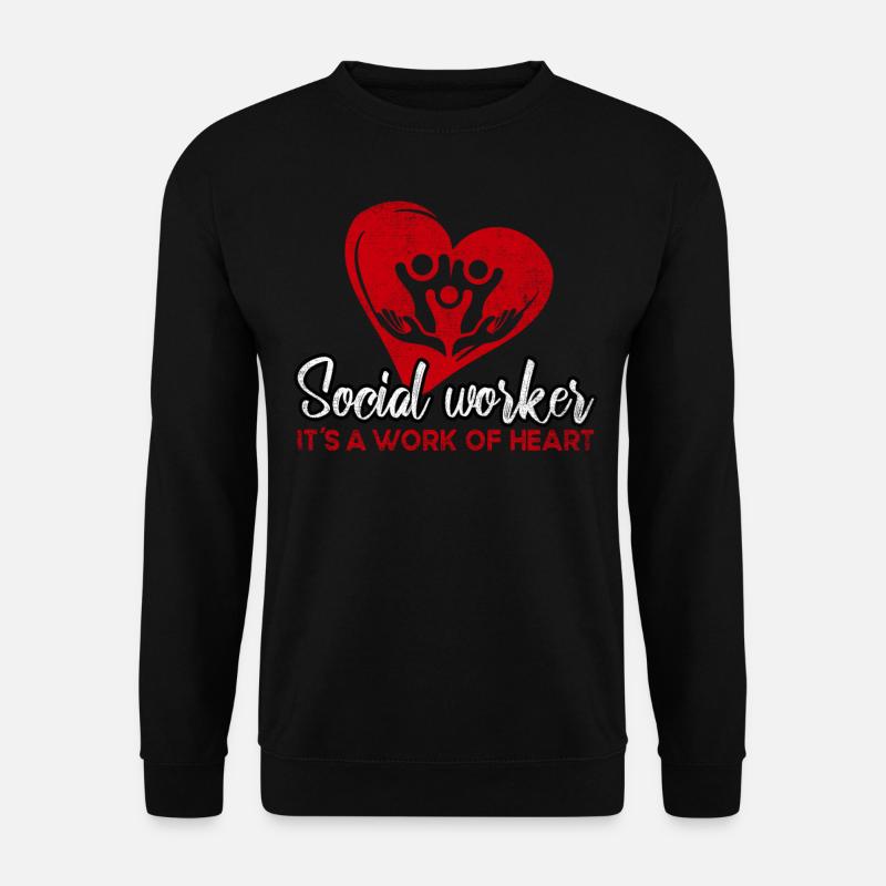 Difference Maker Proud Sozialarbeiter - Unisex Pullover - Schwarz