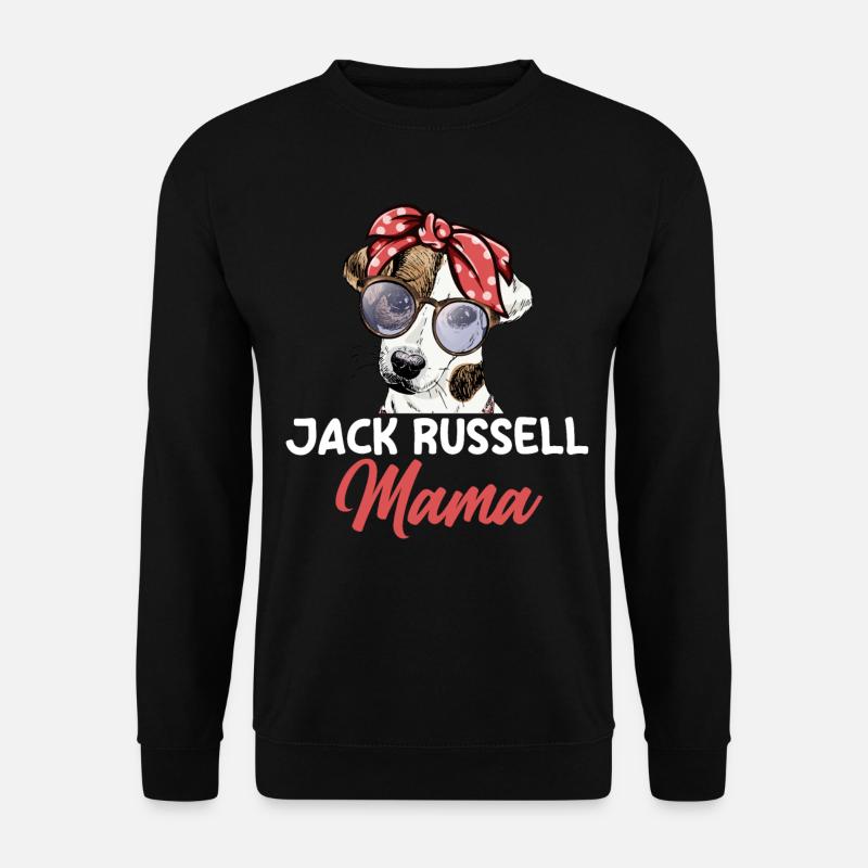 Dog Jack Russell Mama - Unisex Sweatshirt - black