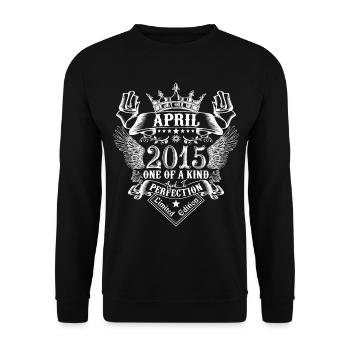 Avril 2015 anniversaire Avril 2015 Avril - Sweat-shirt Unisexe - noir - Devant - Alina (178cm) & Michal (187cm)