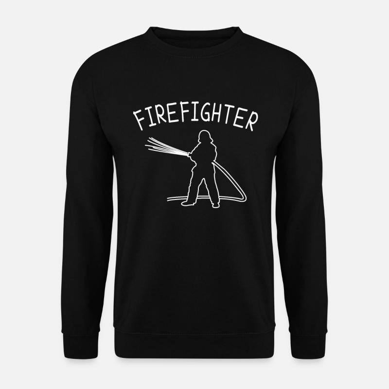Firefighter - Unisex Sweatshirt - black