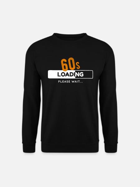 60. Geburtstag Sixty Jahre 60s Ladebalken Gaming - Unisex Pullover - Schwarz