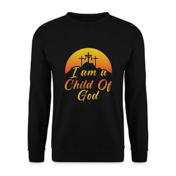Citations chrétiennes Dessins pour les chrétiens croyants - Sweat-shirt Unisexe - noir - Devant - Alina (178cm) & Michal (187cm)