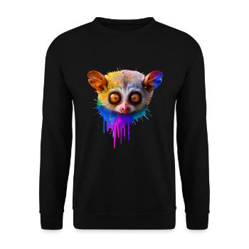 Tarsier Design - Unisex Pullover - Schwarz - Vorne - Alina (178cm) & Michal (187cm)
