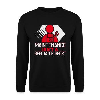 Pour les opérateurs de machines de découpe Opérateurs de tour CNC et fraiseuses - Sweat-shirt Unisexe - noir - Devant - Alina (178cm) & Michal (187cm)