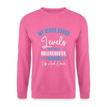 Pancréas diabétique - Sweat-shirt Unisexe - rose - Devant